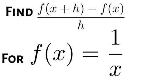 The difference quotient formula is mainly used to find the derivative. . F x h